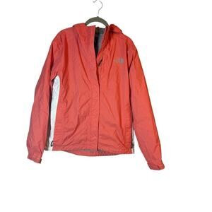 The North Face Women’s Waterproof Rain Jacket Coral Hooded Lightweight Small